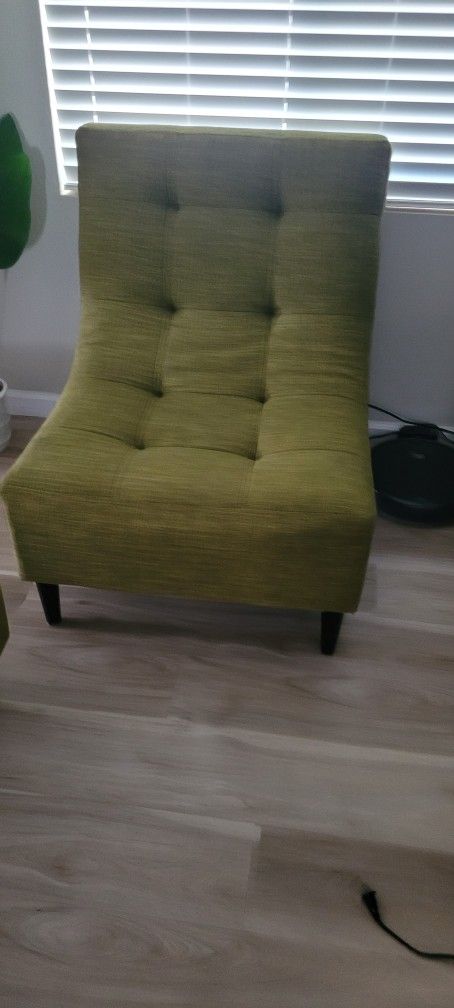 Nice chair and ottoman..