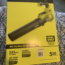 Ryobi  Blower 40 Volt 