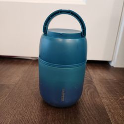 17oz Insulated Food Jar with Spoon, Stainless Steel, Navy Blue
insulated food jar, stainless steel, hot 6h cold 12h, leak-proof with pressure valve,