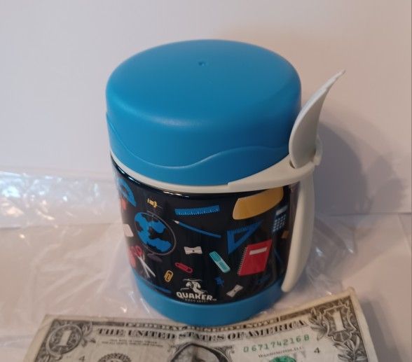 Quaker Branded Lunchbox Companion Thermal Food Jar