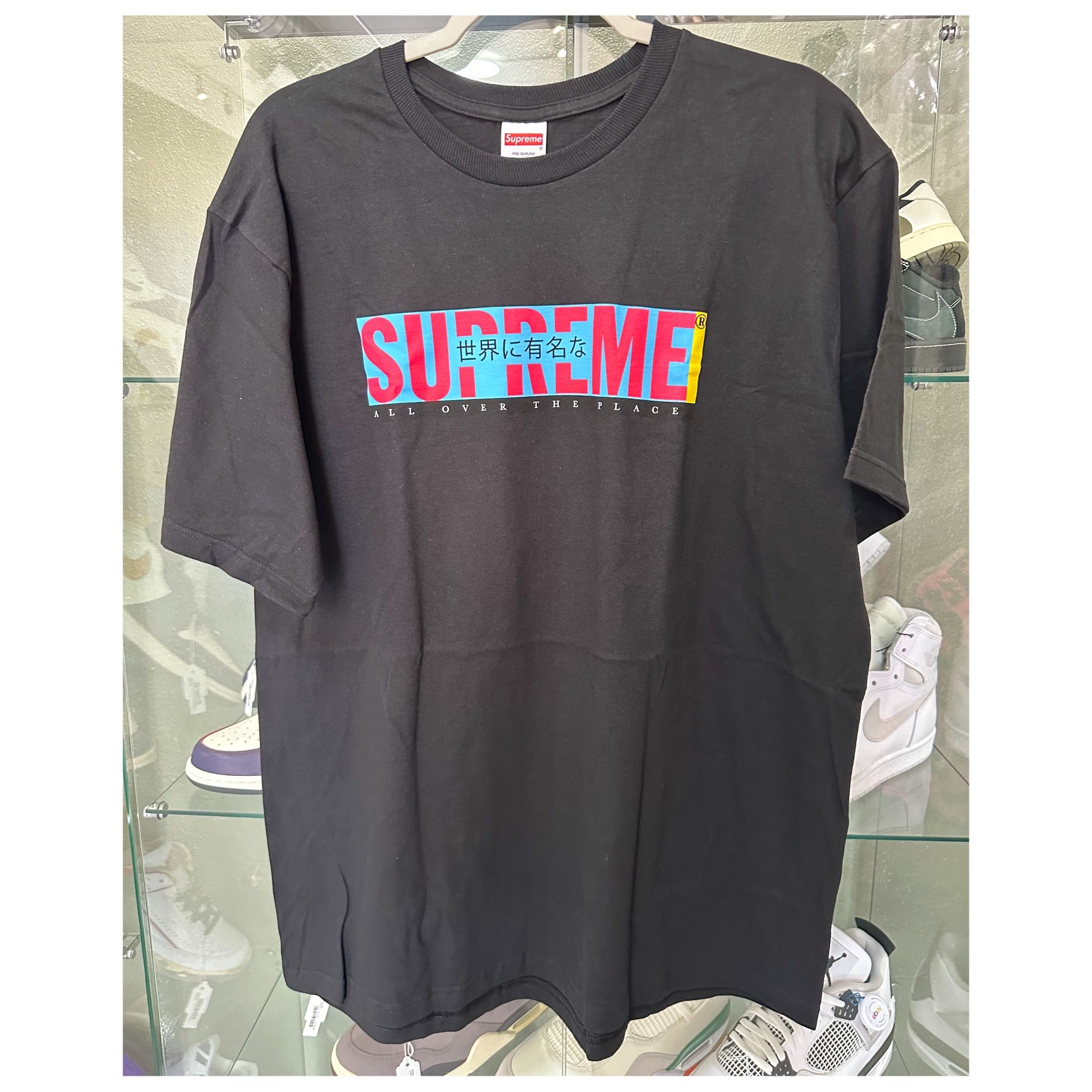 Supreme All Over Tee - Black Large 