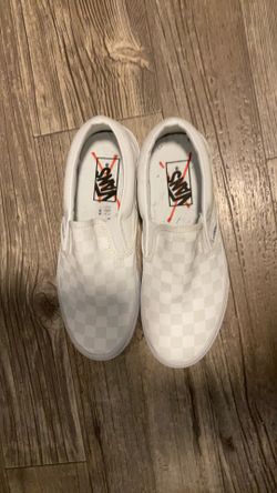 Customs Classic Slip-On Checkerboard Wide Shoe