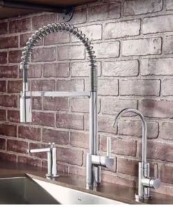 One-Handle Pre-Rinse Spring Pulldown Kitchen Faucet