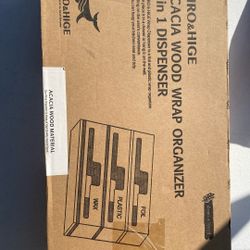 Acacia Wood Wrap Organizer