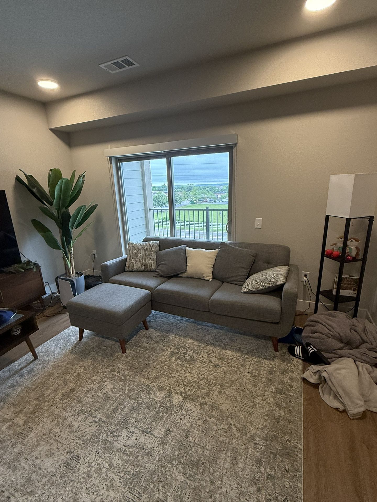Sofa and ottoman