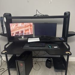 Metal Two Tier Desk 
