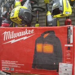 Milwaukee M12 Heated Hoddie,Size M. Vest Only (No Battery And Charger Not Included) 
