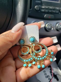 Turquoise earrings
