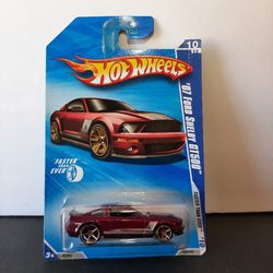 '07 Ford Shelby GT500 Hot Wheels 2010 Faster Than Ever Collection Burgundy