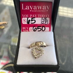 Women’s Heart Ring 14k