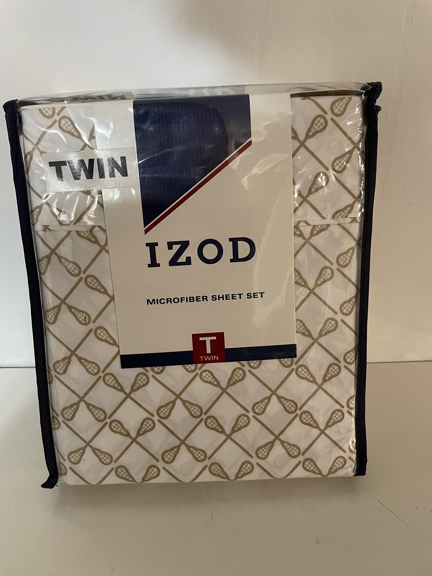 Twin Sheet Set With Lacrosse Motif Never Opened