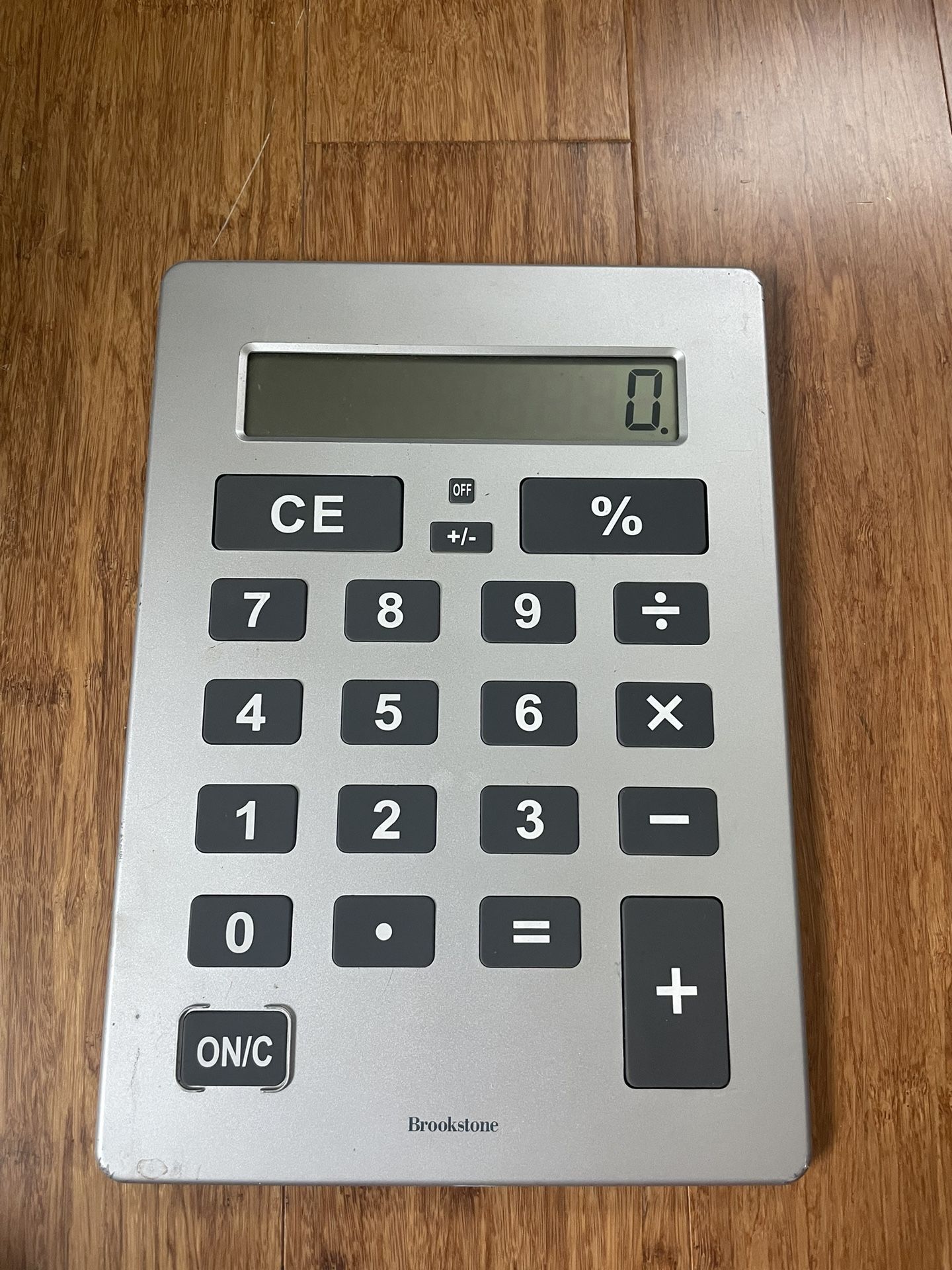 Large Brookstone Calculator