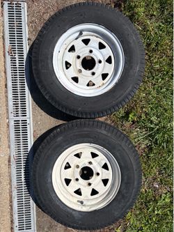 5.30 - 12 trailer tires & Rims