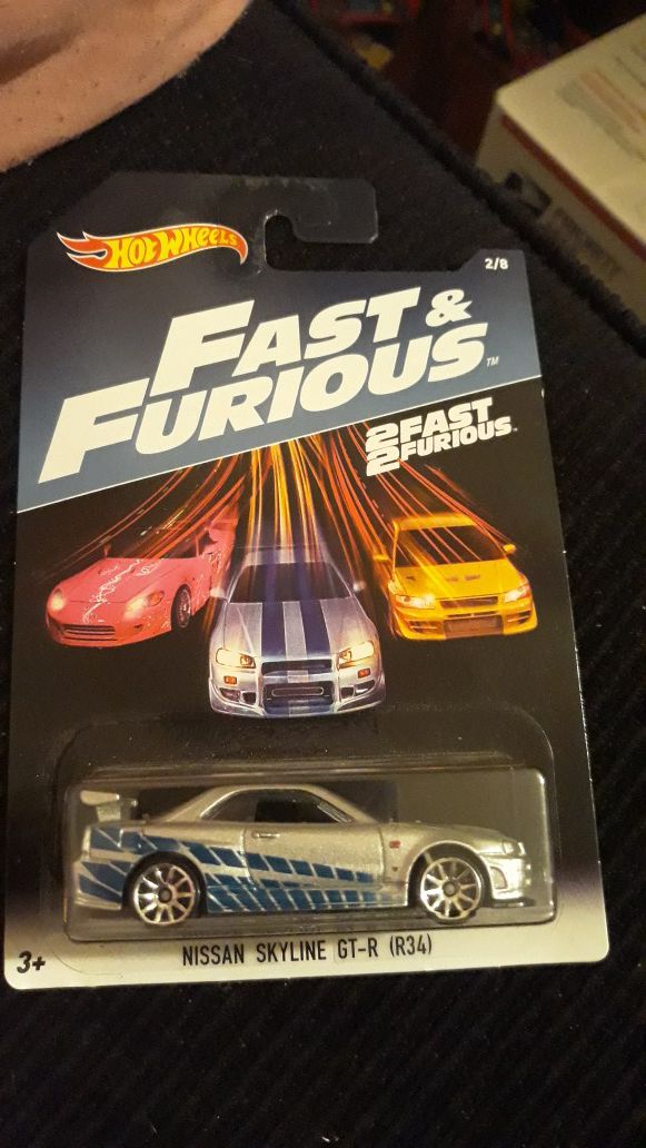 Hot Wheels Fast and Furious Nissan Skyline GT-R (R34)
