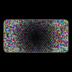 License Plate Novelty Car Front Pattern Design Geometric Isometric
