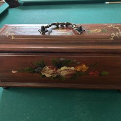 Wooden Rose Box