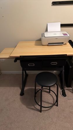 Desk with drawers