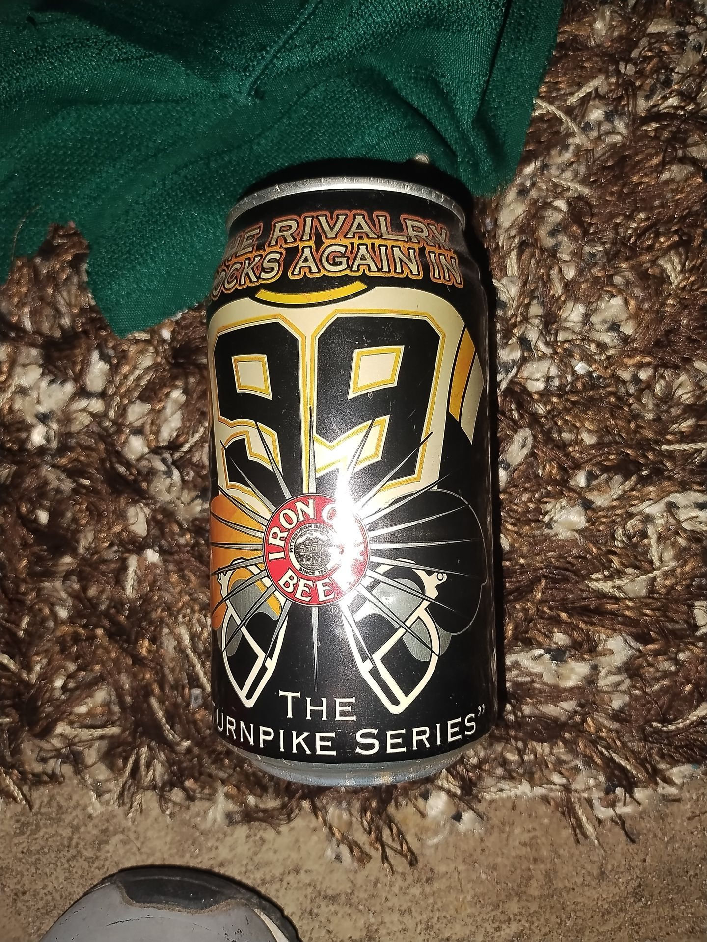 Vintage Browns vs Steelers Beer Can