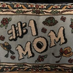 #1 Mom  Pillow