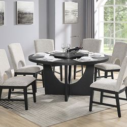Brand New! 5pc Round Dining Set / Take it home with only $39Down/ Hablamos Español Y Ofrecemos Financiamiento 🙋🏻‍♂️ 