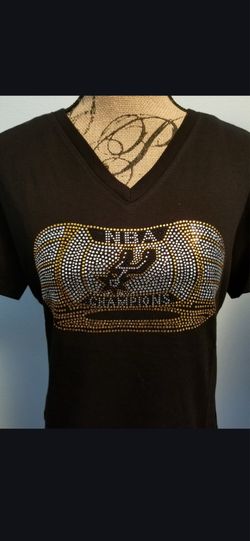 Custom designed Spurs shirts