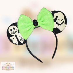 Nightmare Before Christmas Mickey Ears Headband