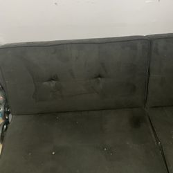 Black Futon Sofa 