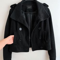 Womens Black Coat // SIZE S