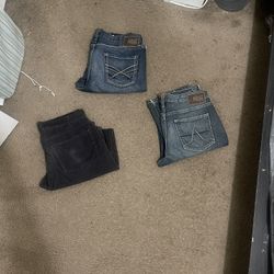 Corduroy and Ariat jeans for sale 