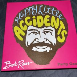 Bob Ross HAPPY LITTLE ACCIDENTS Drawing Party Game Ages 10+ BRAND NEW (2018)