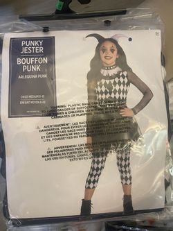 Girls Jester Costume