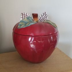 Candy jar apple shape