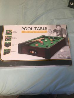 Billiards table top pool table