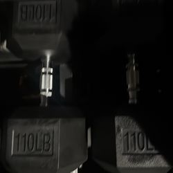 110 dumbbell pair
