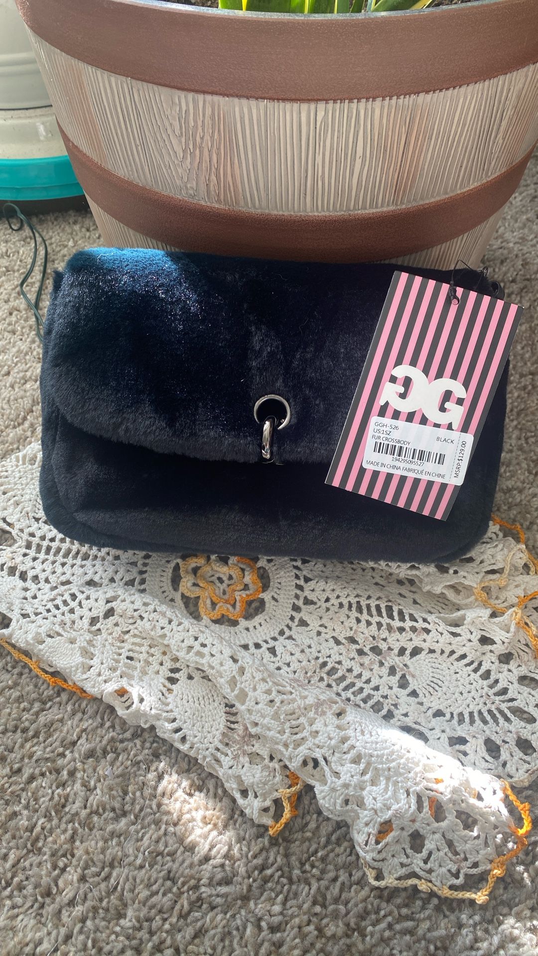 Fur Crossbody Purse