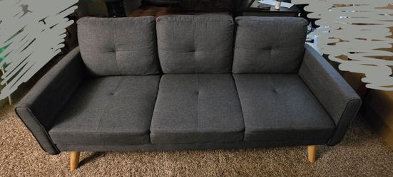 Grey 3 seat sofa