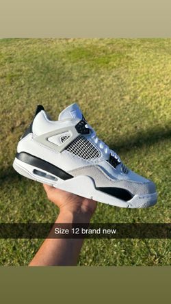 Jordan 4 military black size 12