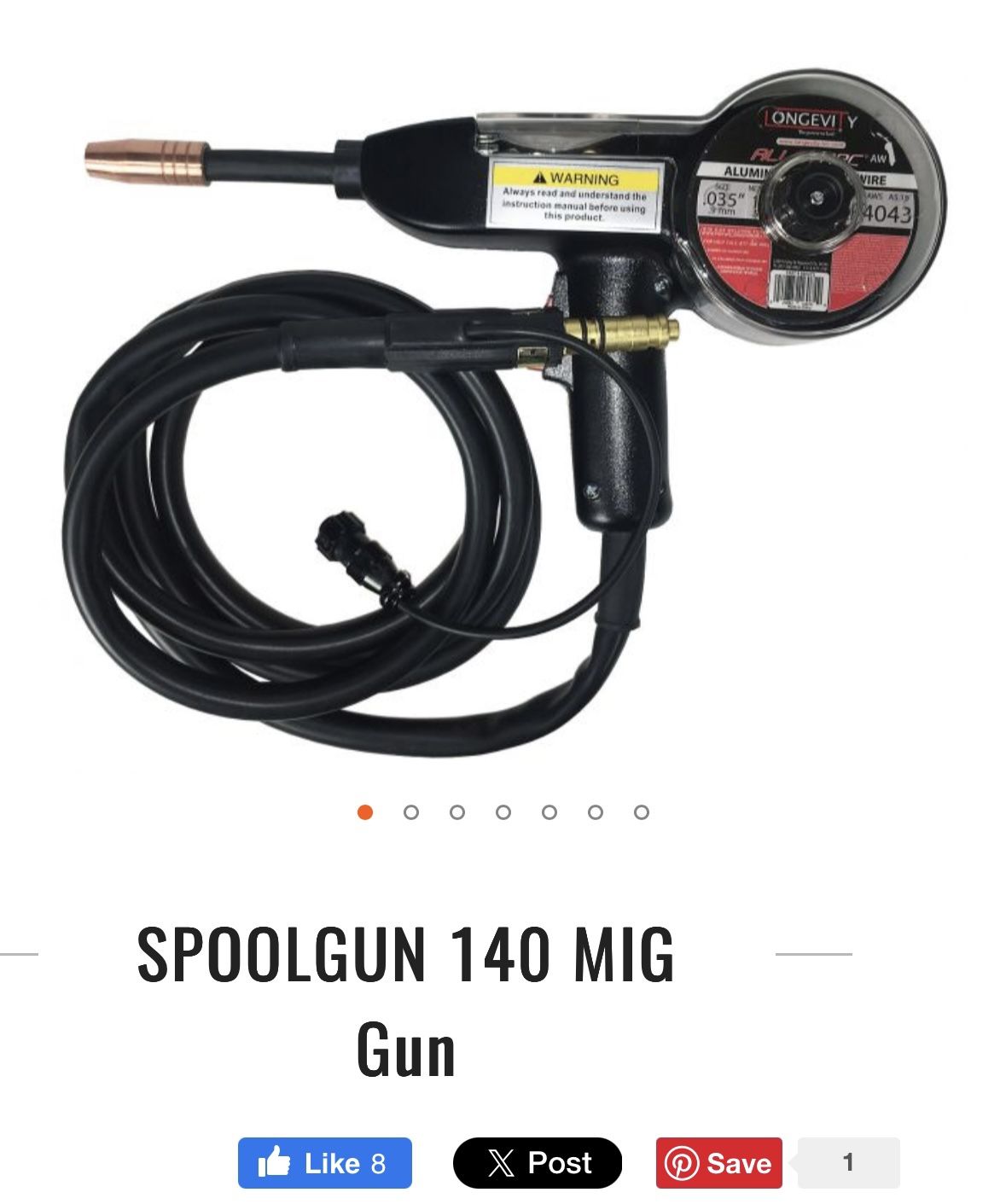 SPOOLGUN 140 MIG Gun
