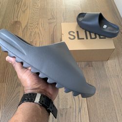 Adidas Yeezy Slide Slate Grey Sz 12