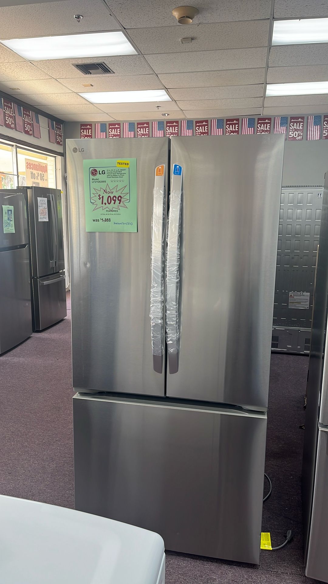 Refrigerator Stainless Steel New Open Box Scratch And Dents