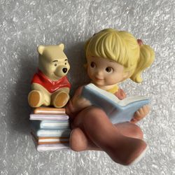 Disney & Me Collection One More Adventure Before Bed Porcelain Figurine Pooh