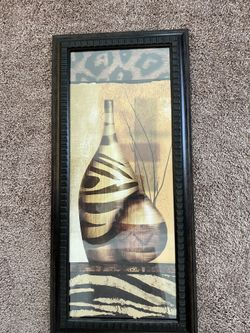 Safari Home Decor Accent Art