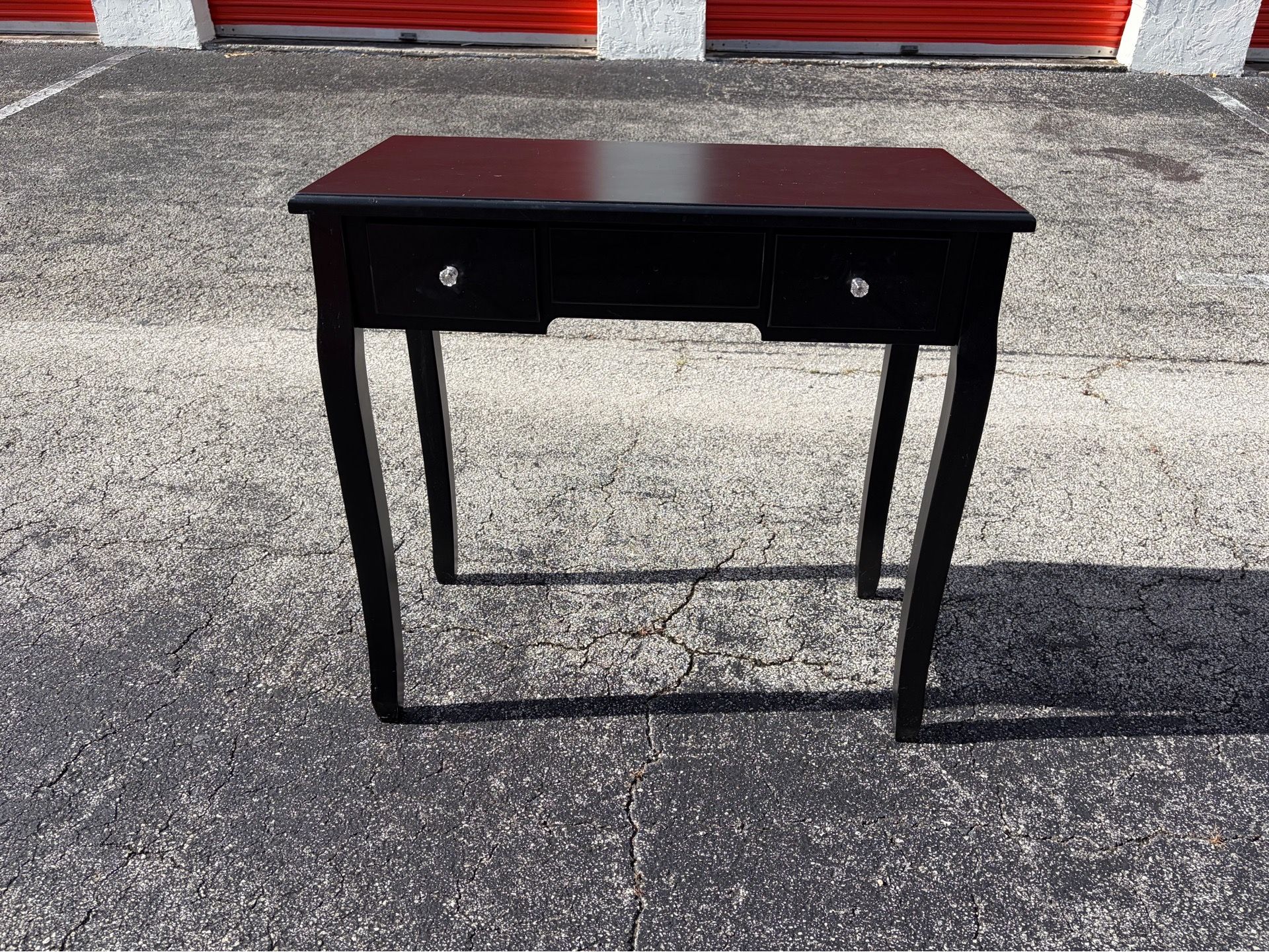 Black Vanity Table