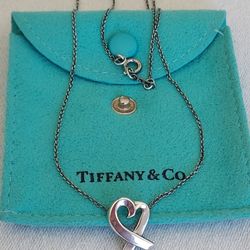 Tiffany & Co. Paloma Picasso Loving Heart Pendant & Necklace 