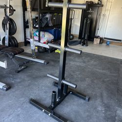 Olympic Plate Weight/Bar Rack