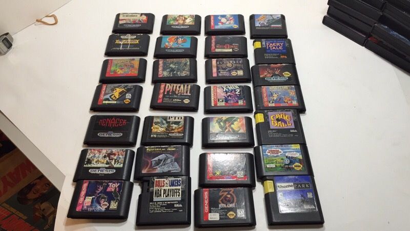 Loose sega Genesis games