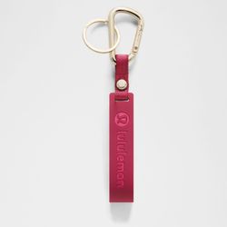 Lululemon Silicone Keychain Berry Rumble/Jewelled Magenta