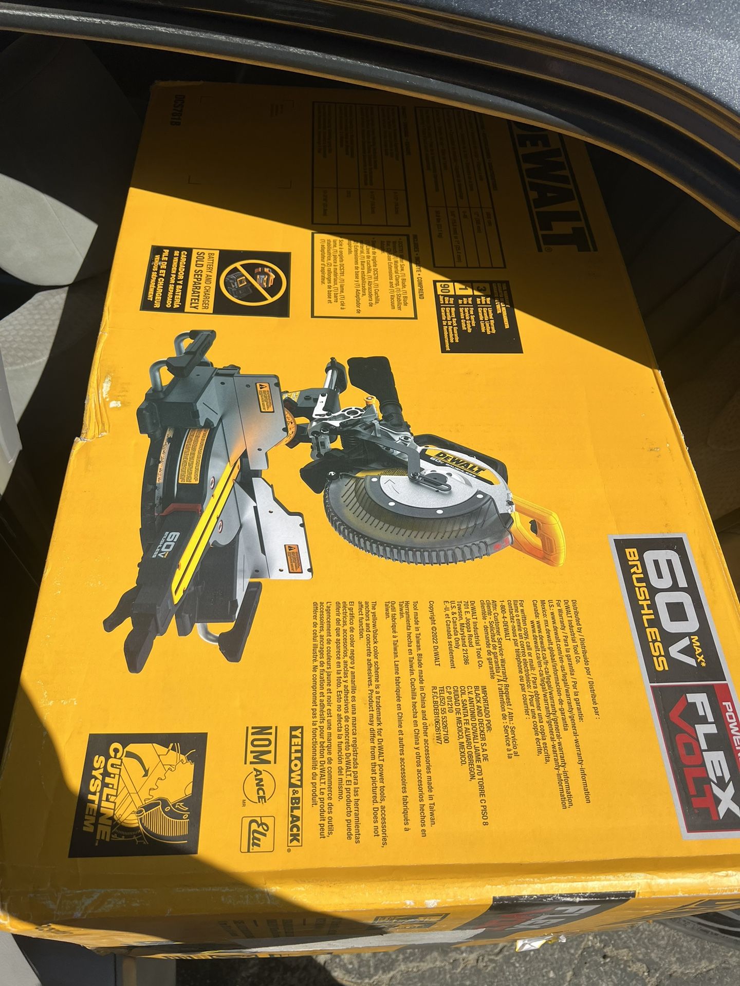 Dewalt 60V Lithium-Ion 12 in. Cordless Sliding Miter Saw