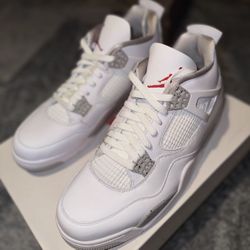 SZ 12 JORDAN 4 WHITE OREO 