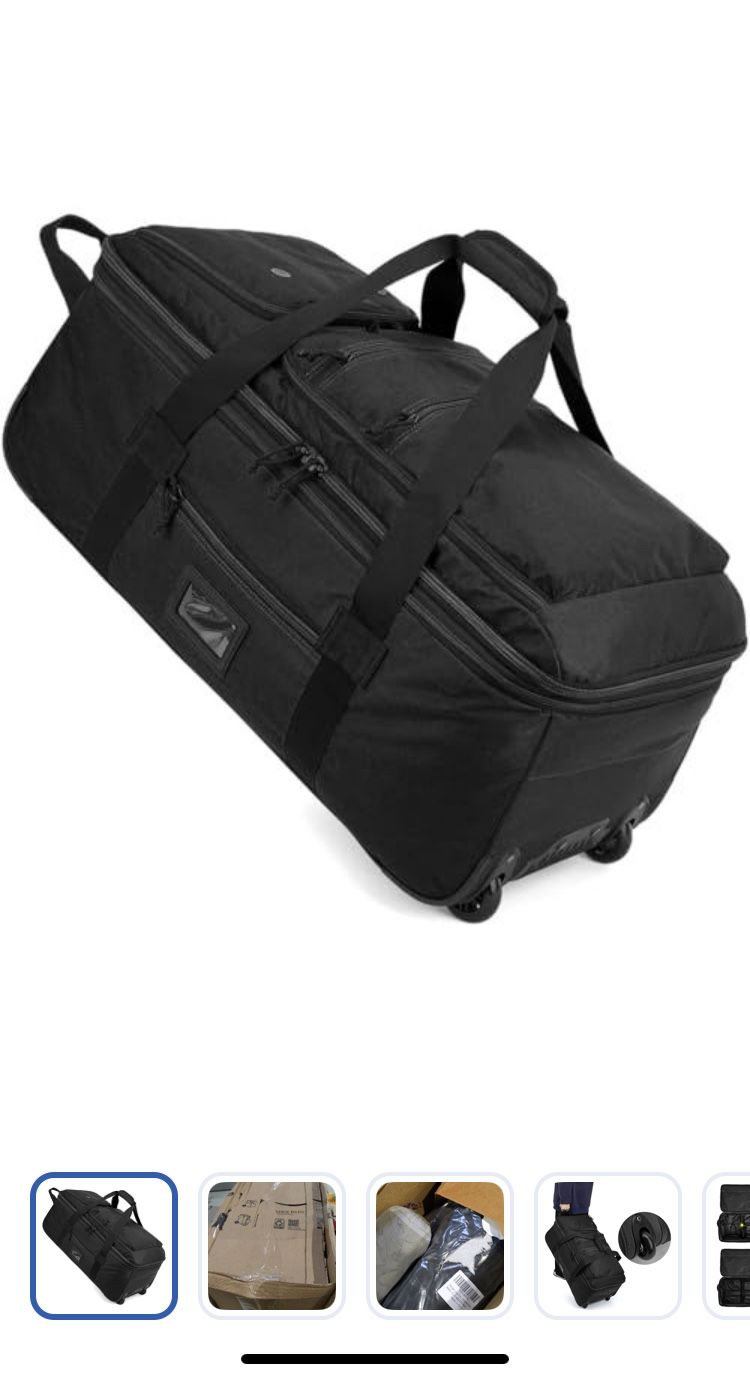 🧳 For Sale: Taihoyin Extra Large Rolling Travel Duffle Bag – Heavy-Duty & Expandable (Black)